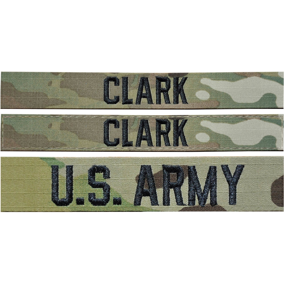 Promo 👍 Sayre Embroidered Army OCP Nametape Kit Sew-On (Uniform Builder Item Only) ⌛