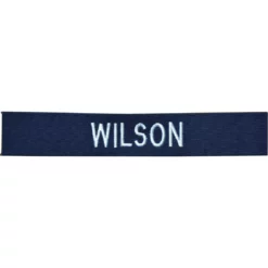 Hot Sale ⭐ Sayre Embroidered Coast Guard Ripstop Blue Nametape ⌛