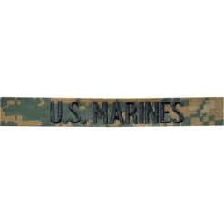 Cheapest 🔥 Sayre Embroidered USMC Woodland Marpat Branch Of Service Tape 🎉