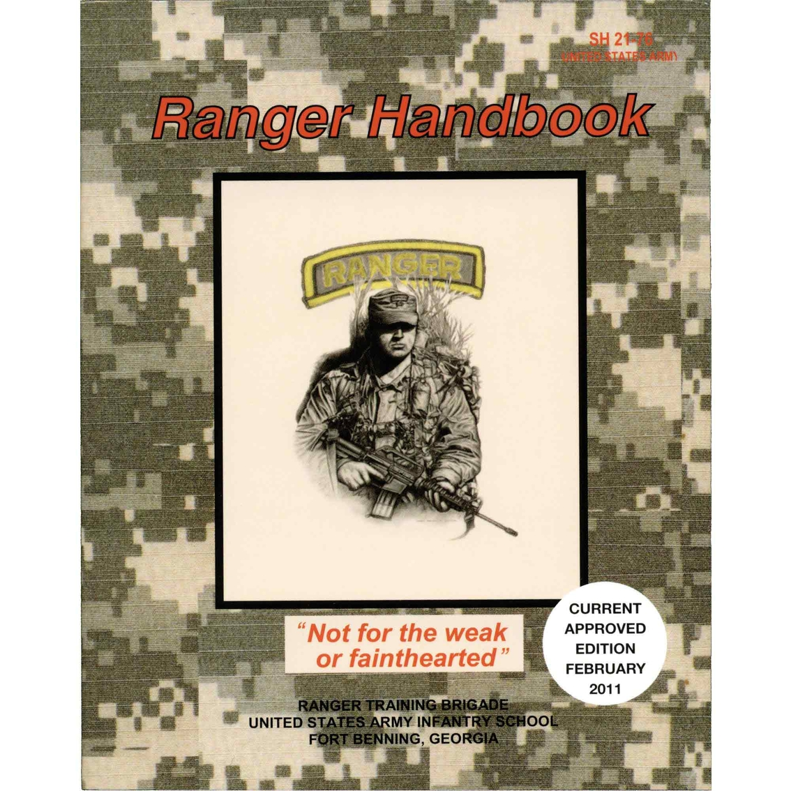 Best Pirce 🎁 BYRRD Army Ranger Handbook, SH 21-76 😍