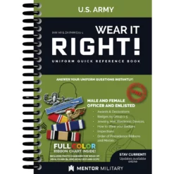 Cheapest ⭐ BYRRD Wear It Right! U.S. Army Uniform Quick Reference Book 🧨
